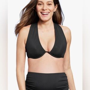 Isabel Maternity by Ingrid & Isabel Underwire Black Bikini Top